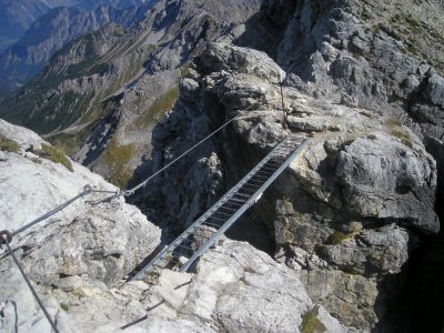 013-Leiterbruecke zwischen den Schafalpenkoepfen